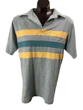 Vintage Knight's Bridge Multicolor Striped Polo - Medium
